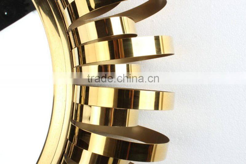 Stainless Steel Framed Decorative Wall Mirror