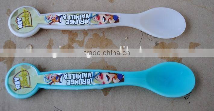 food grade fda passed ps baby color changing spoon with color changing