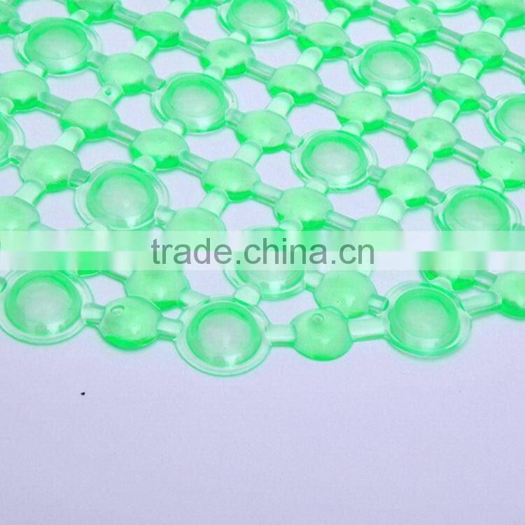 Super quality cross texture good quality pvc anti slip mat bath mat