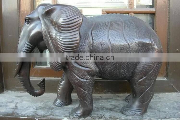 Large outdoor animal decoration thailand elephant statue bronze