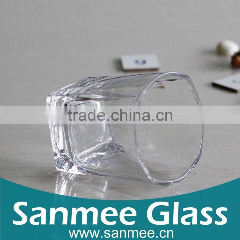 High Quality Factory Supply Square Wine Glass Cup