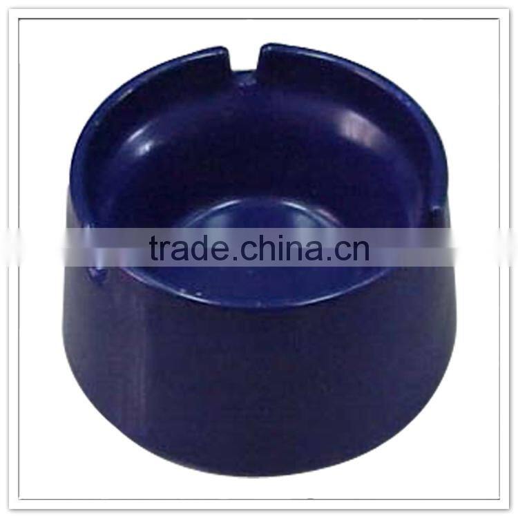 High based melamine ashtray bin, dark blue old floor standing ashtray