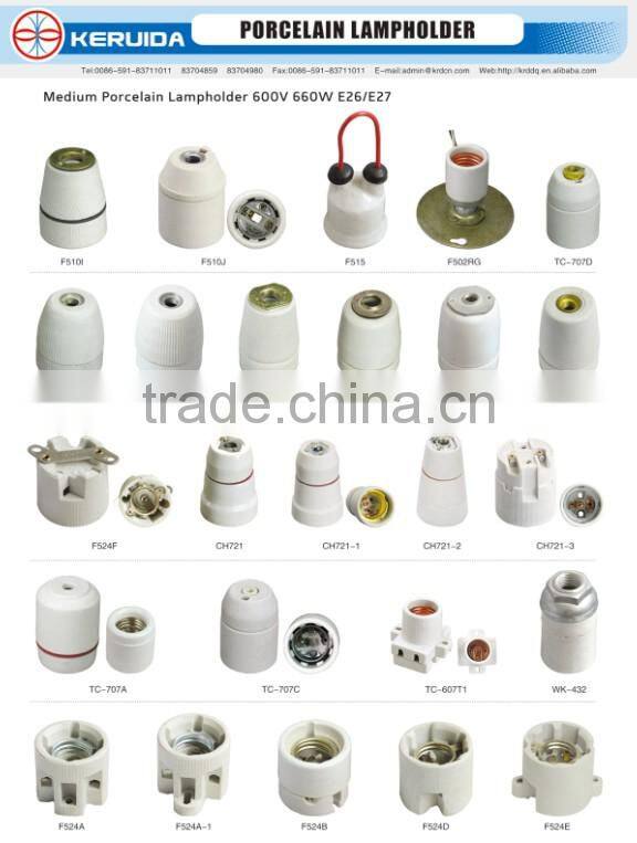 E26 ceramic screw lamp holder