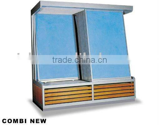 Reusable new sunglasses locking corrugated tile display boards