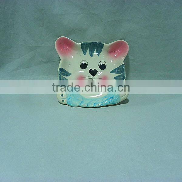 Lovely Ceramic Animal Shape Cat Bowls