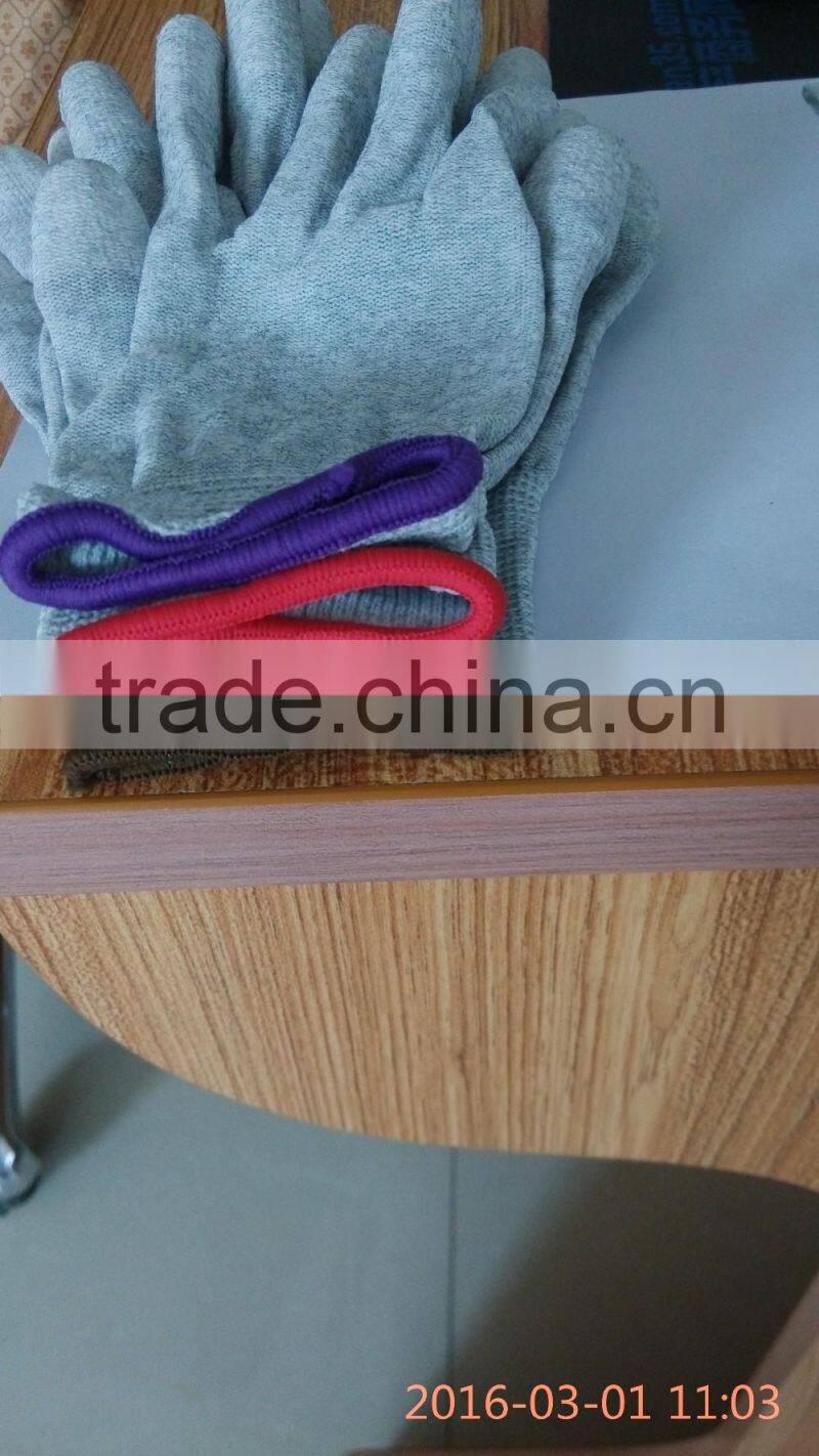 2016 hot sale pu coated softextile glove