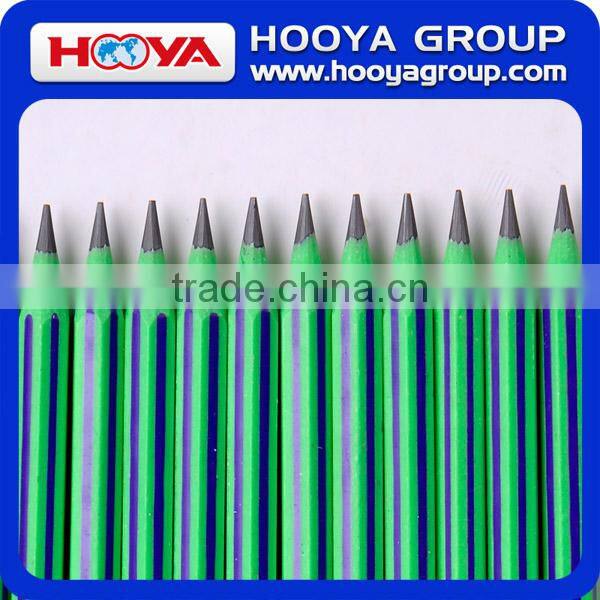 wholesale Student black lead plastic HB pencil with eraser