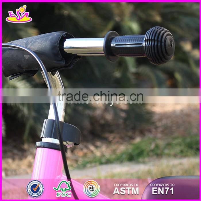 2017 New design metal girls pink balance bicycle for kids W16C168