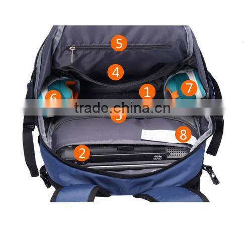 Practical functional nylon mommy backpack for baby