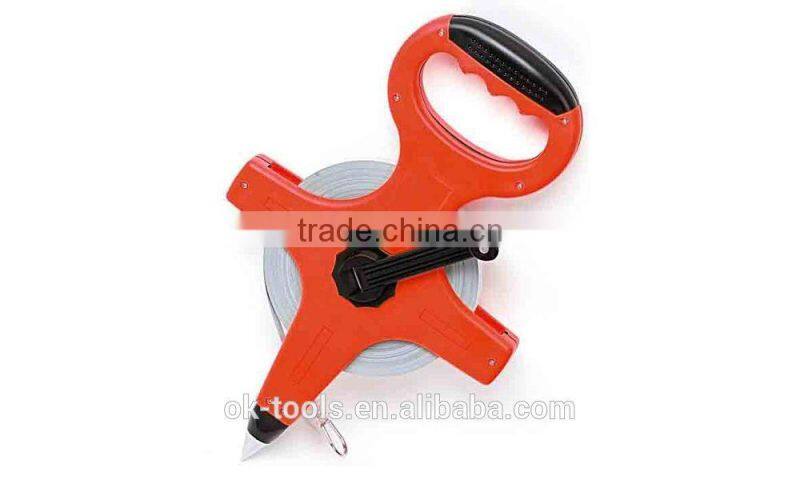 OK-TOOLS China Manufactruer Trian Plastic Steel Tape Measures