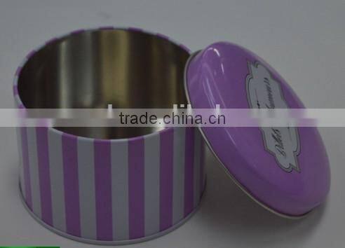 Beautiful Round Watch Tin Box