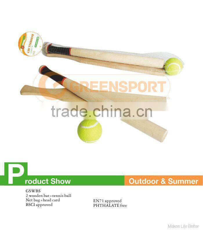 baseball bat with ball