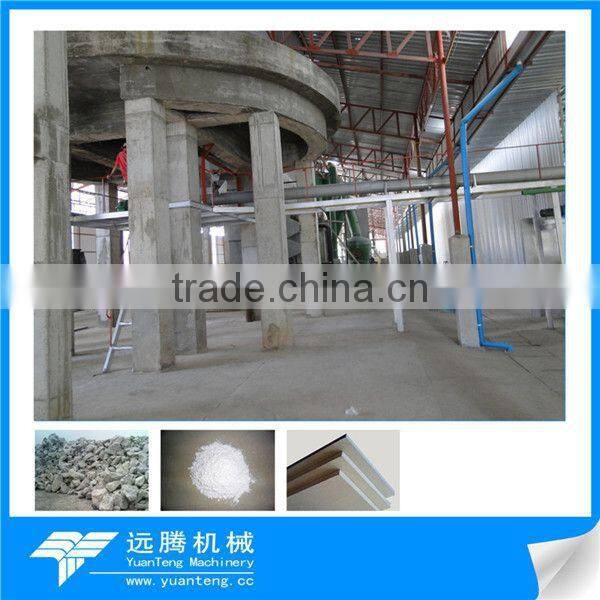 Advanced technology gypsum plaster powder production equipment price