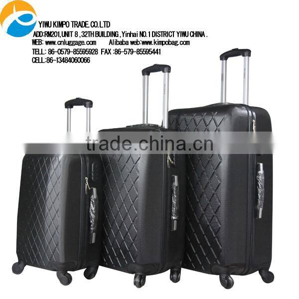 Latest abs luggage trolley designs luggage