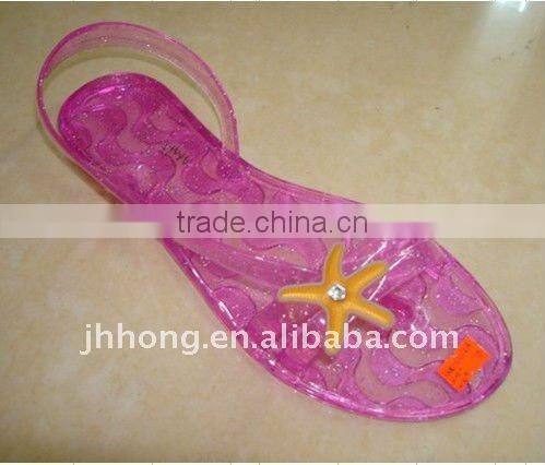 children's fancy elastic sandal / flower sandal