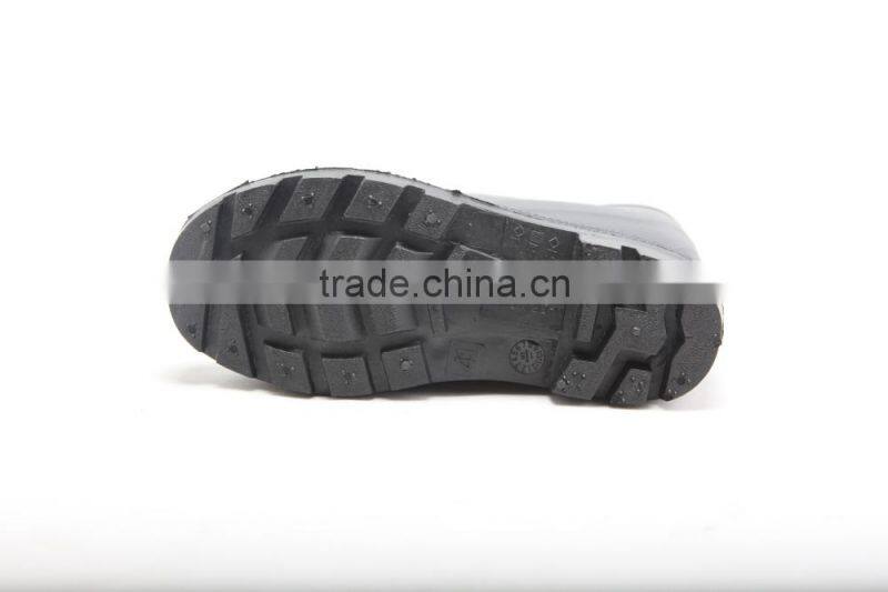 black pvc man working boots with good quality