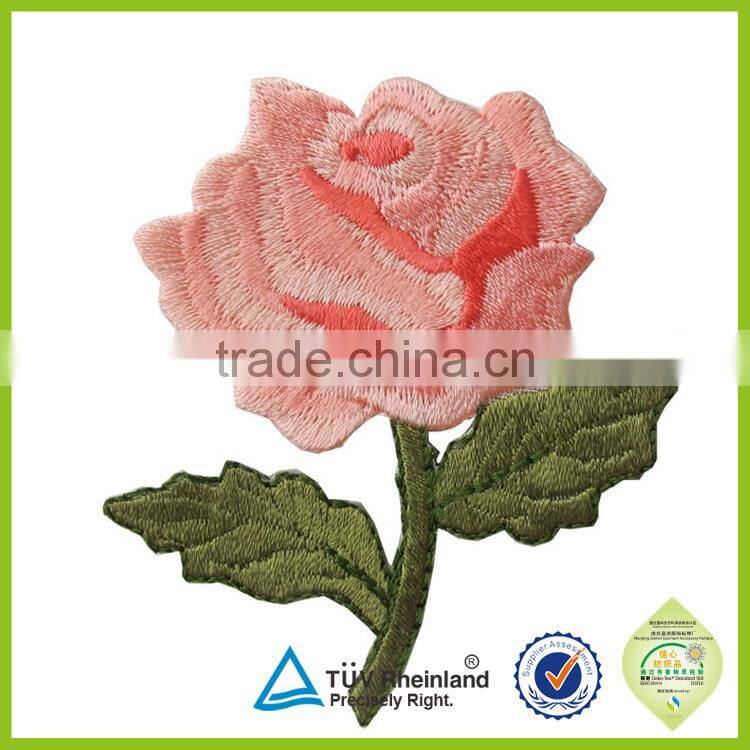 OEM computerized machine embroidery new patch for jeans pant