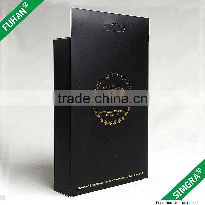 Professional Custom Foldable Black Packaging Box