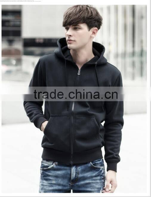 Mens full zip fleece hoodie mens fleece jacket