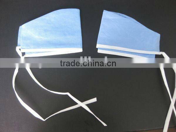 Sterile Disposable Nonwoven Fabric Medical Surgical Doctor Banded Cap