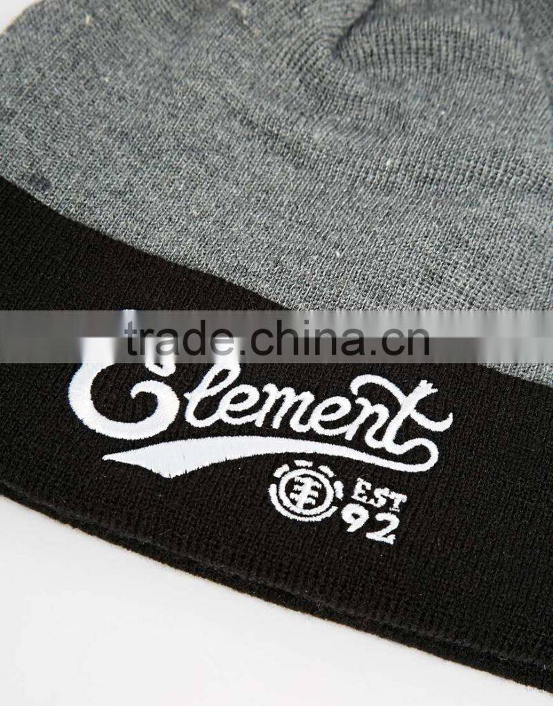 Custom jacquard beanie/acrylic beanie/beanie hat with top ball