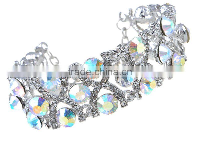 hot popular 3042 AB color round crystal sew on stones,widely used on dress/jewelry/shoes/bags ect