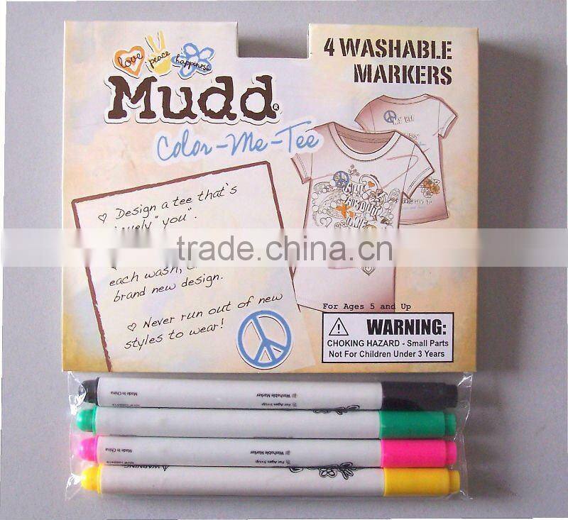 Kearing Dual tipped Pink color tailor erasable marker in 1mm tip +0.5mm tip 2 years shelf life time self vainishing #AP1005