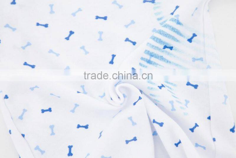 Wholesale 2017 New Style Newborn Baby Clothes 3pcs Soft Cotton Baby Rompers For Summer+Winter