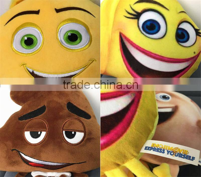 Cartoon characters Fantasy Adventure Emoji Movie plush toys for baby kids