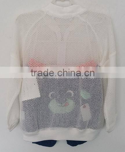 cute boys sun-protective coat and knit printed shorts 2pcs suits