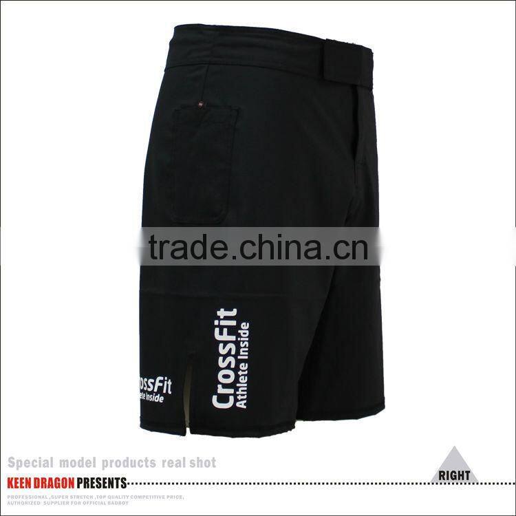 4 Way Stretch Cheap MMA Shorts Custom Private Label Plain Crossfit Shorts
