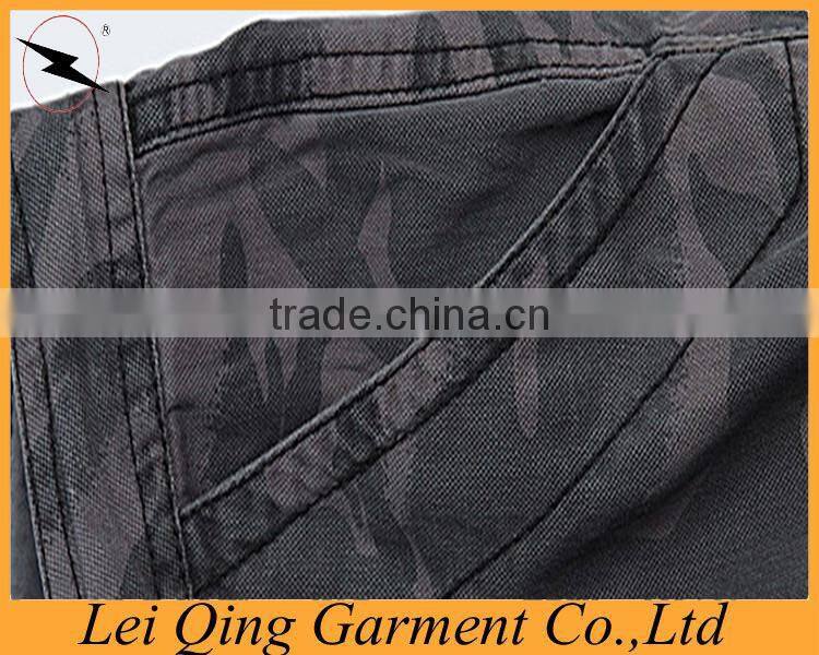 Winter mens cotton camouflage workout pants