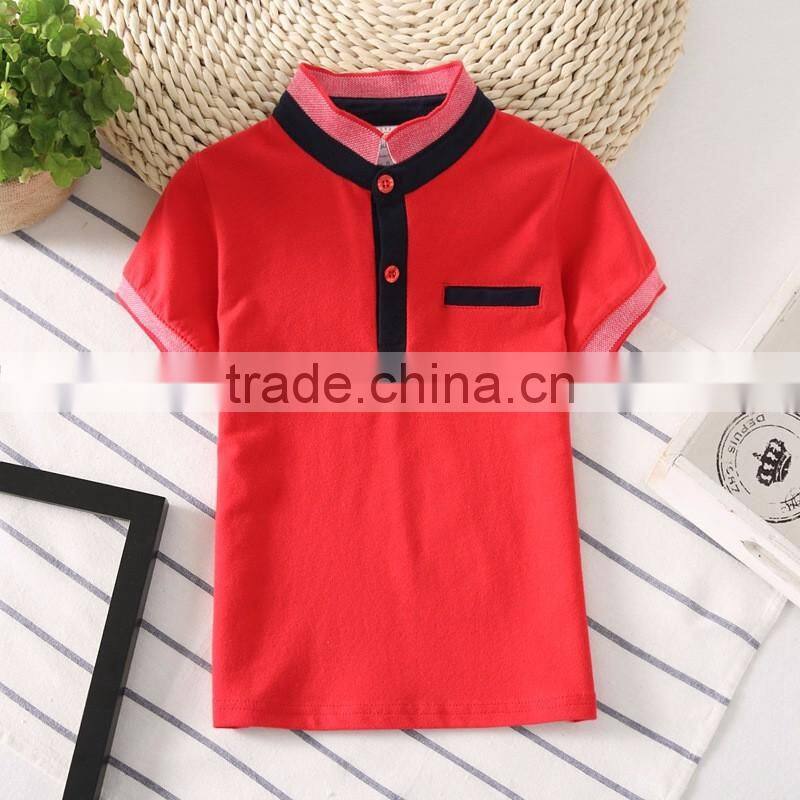 2017High Quality 100% Cotton Summer Baby Boy Clothes Kids Polo Shirts Kids Polo Shirts