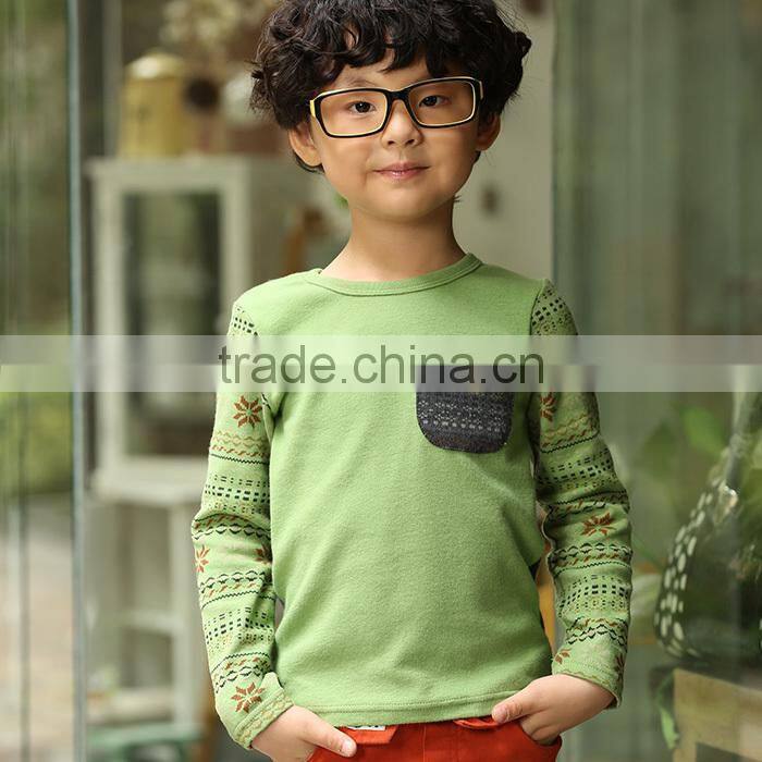 2016 OEM turkey wholesale children clothes with pocket