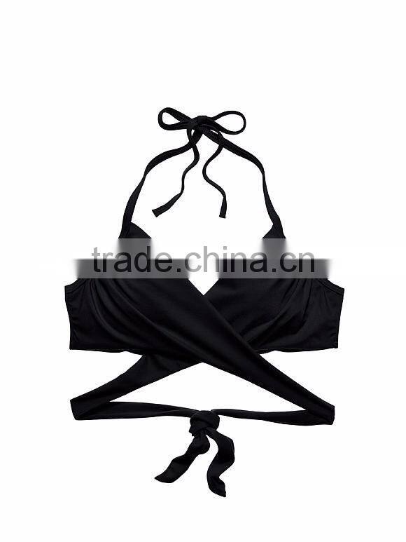 NEW! 2016 The Wrap Halter Woman swimsuit hot kore an teen girl bikini