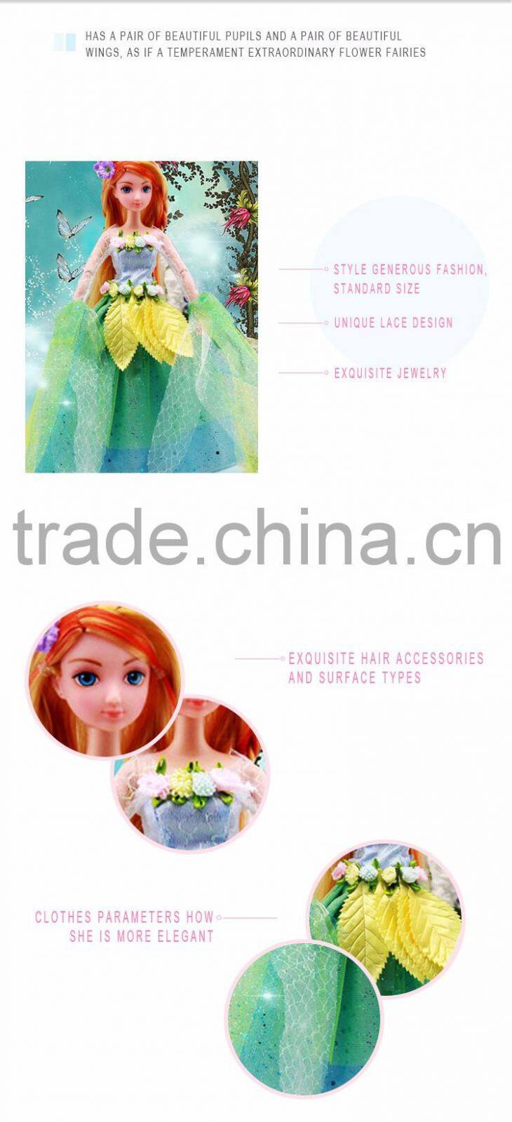 Wholesale 11.5 inch nesting elf flying fairy princess clothes display barbiee girl adora doll