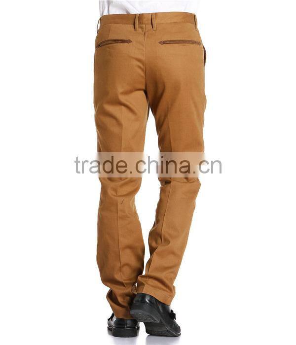 High quality wholesale khaki custom men trousers casual men pants