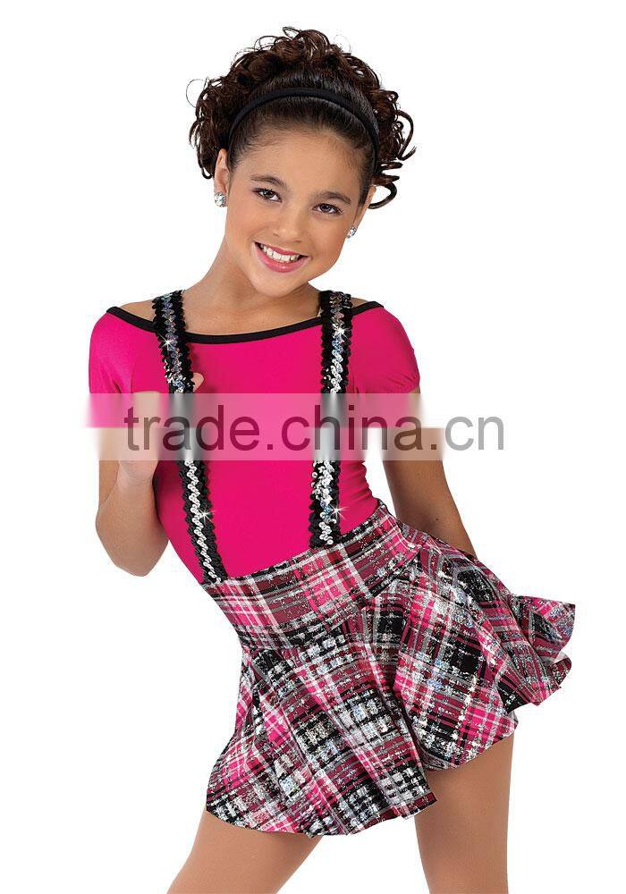 New stripe girl ballet wear -fancy baby frocks
