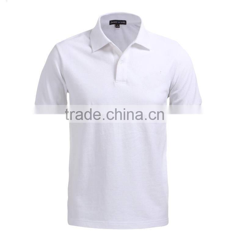 100 cotton Blank white polo tshirt wholesale from China
