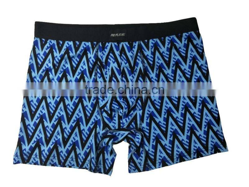 custom men basic boxers underwear polyester