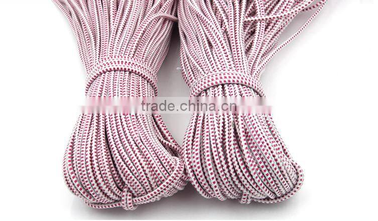 30mm round elastic stretch string rubber rope for garment sewing