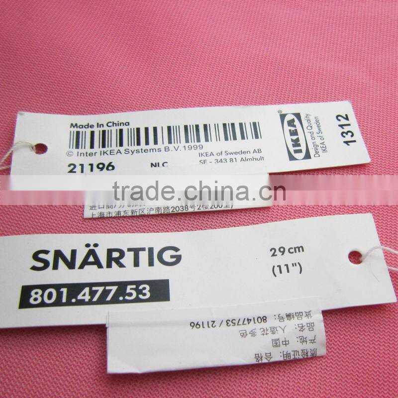 High Quality jewellery labels, Paper Hang tag