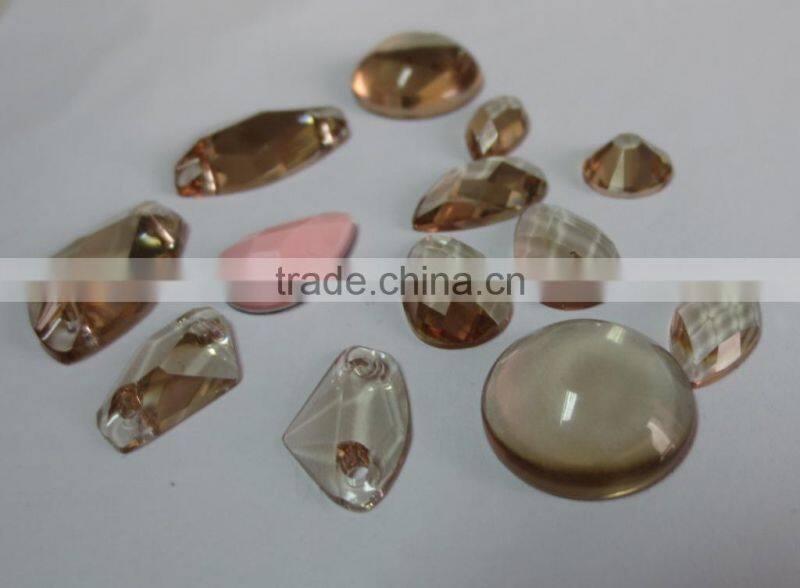 sew on flat back acrylic rhinestones