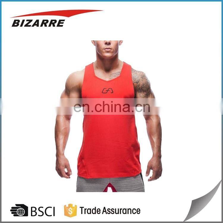 Vest With Extreme Racer Back/Personalized Custom mens string Gym Singlets/Printing your logo custom men's gym singlet