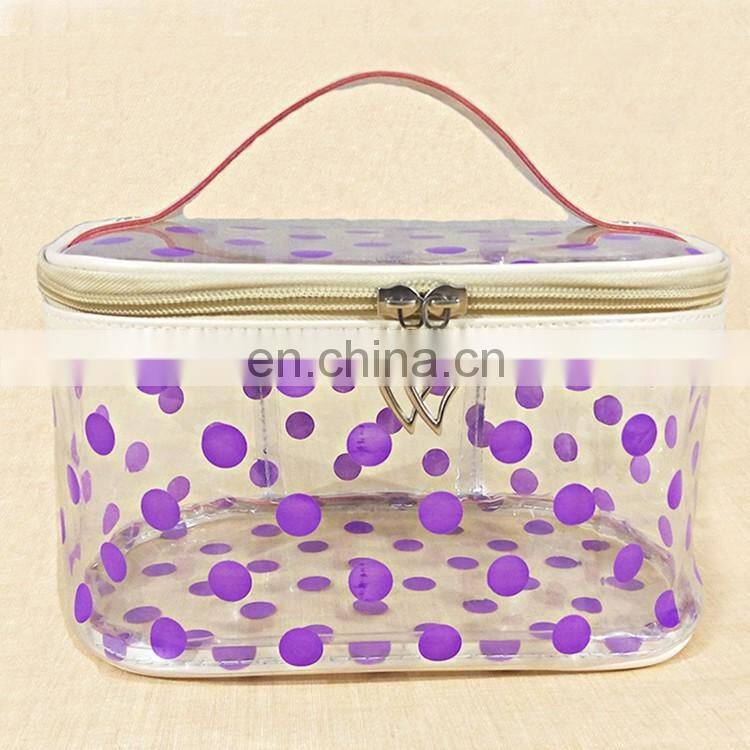 Waterproof Clear Pvc Toiletry Cosmetic Handbag Organizer