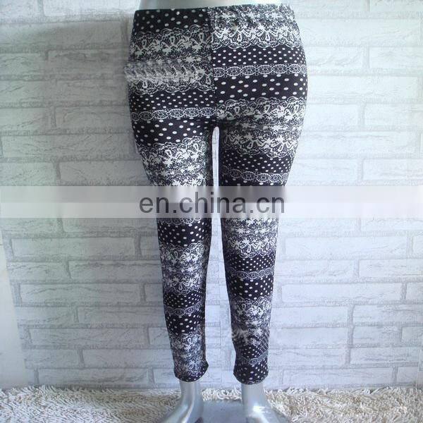 Trendy Christmas Snowflake Deer Woolen Leggings 37 Colors IN STOCK