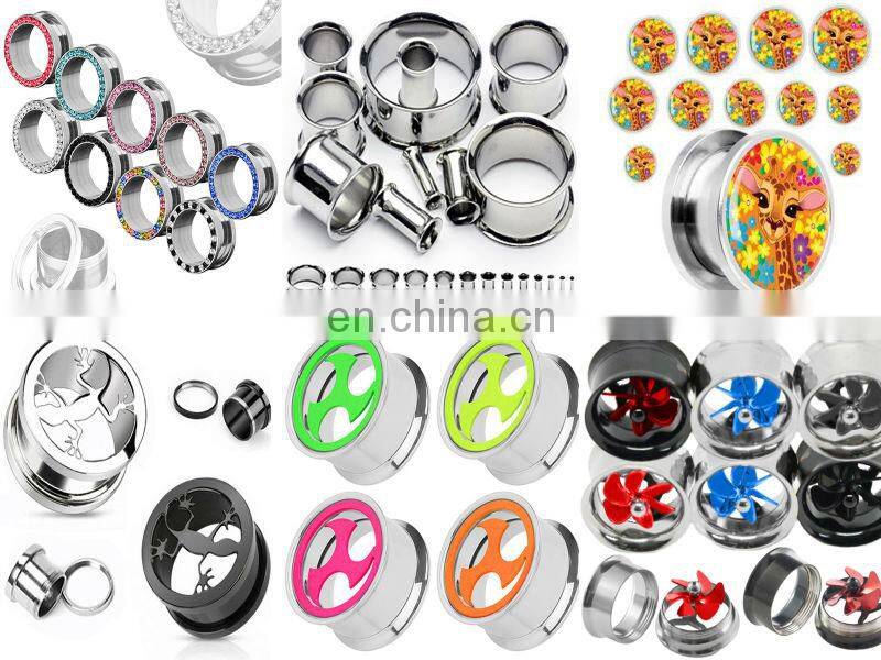 Grade 23 Solid Titanium Horse shoes Body Jewelry with Spikes Piercing