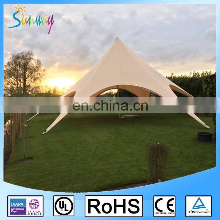 Outdoor White Star Shaped Tent Star Marquess Waterproof Star Tent