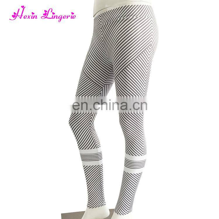 Hot Sale Stripes Flora Track Pants Active Girls Legging Outfits