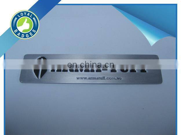 Custom aluminium enamel machine sign